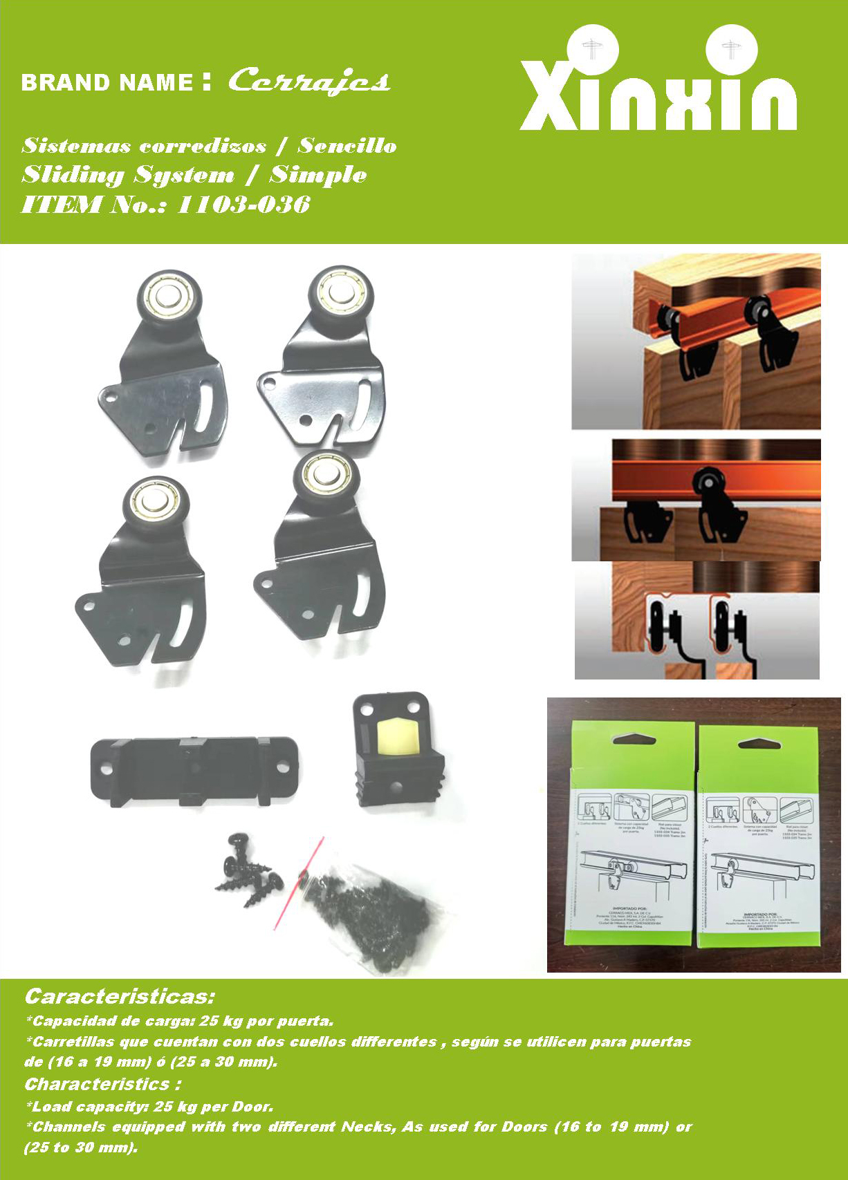 sliding door hanging wheels